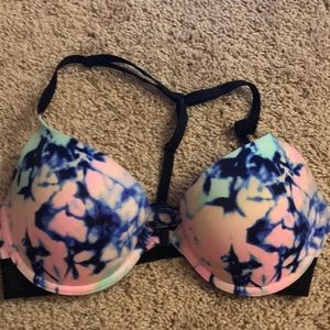 VS pink 34c push up bra